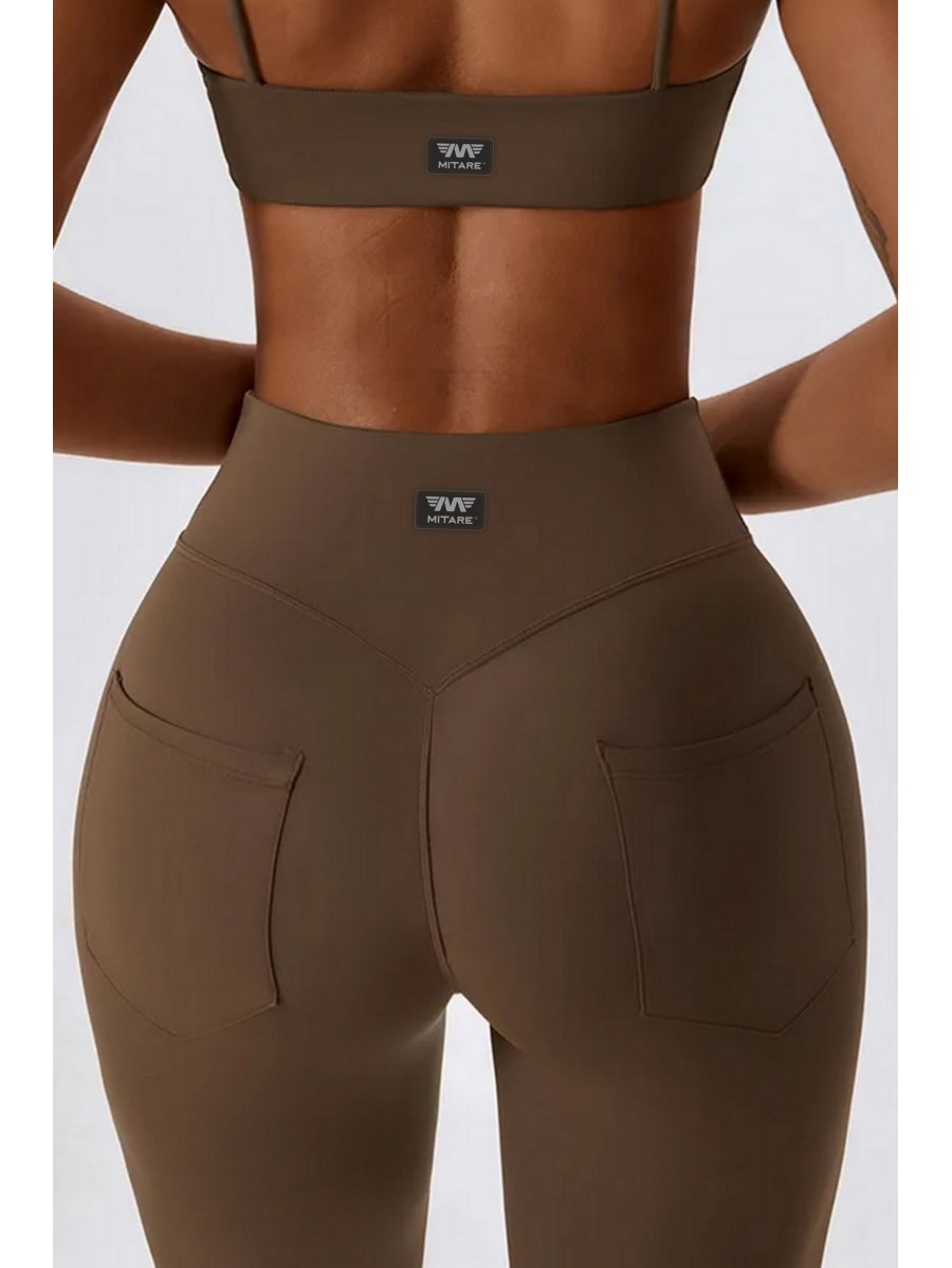 Push up shaping pants brown ZAPPY...