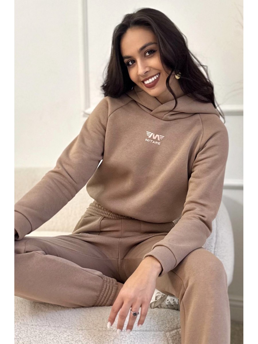 Women's tracksuit mocca ELEGANCE FIT...