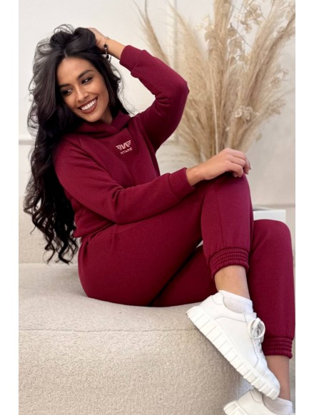 Women's tracksuit claret...