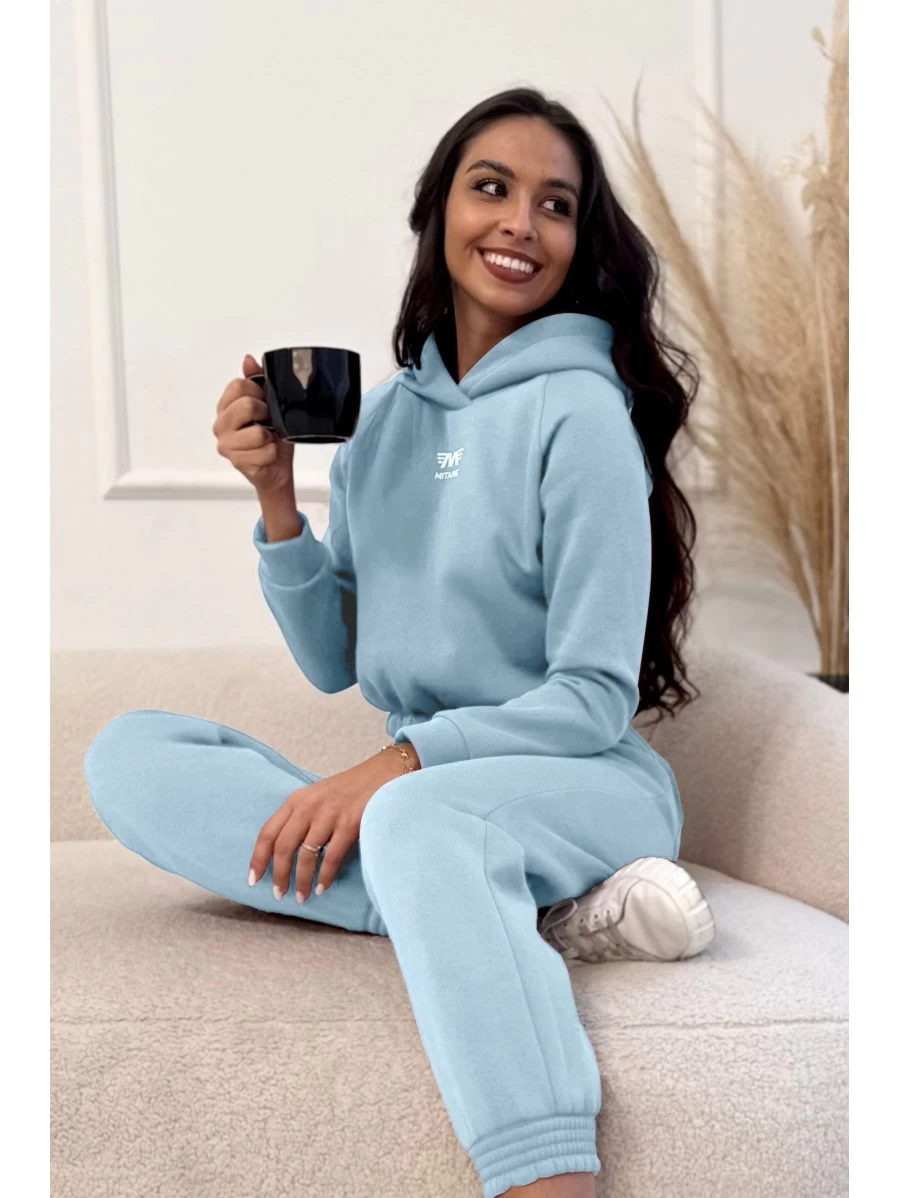 Jogginganzug Tracksuit Damen Babyblau Trainingsanzug Nike Hellblau