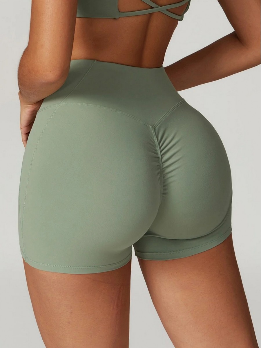 Spodenki damskie PUSH UP oliwkowe...