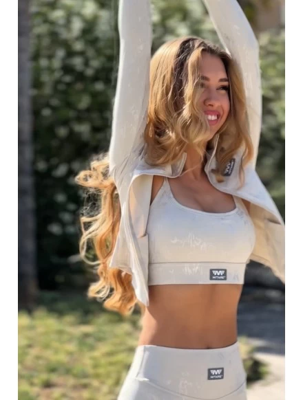 Sports bra beige EXCLUSIVE...