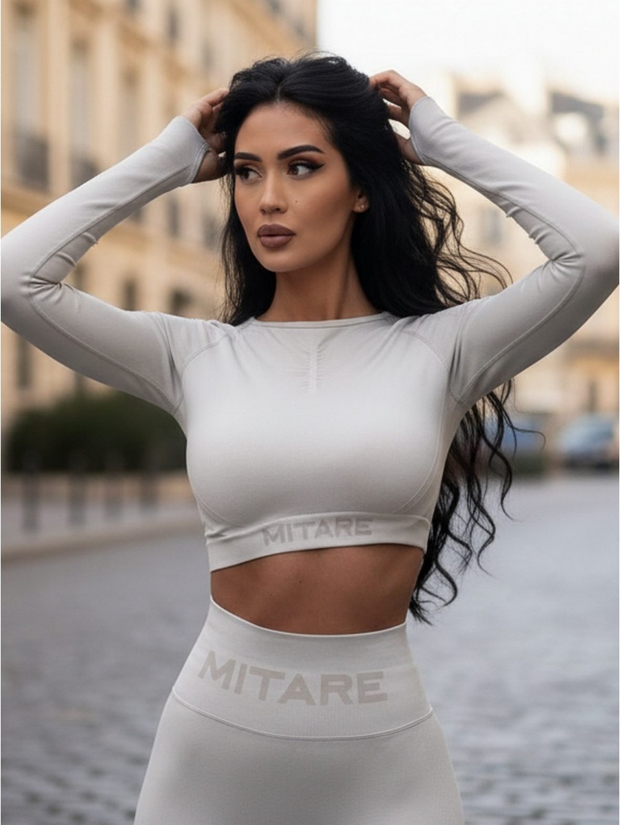 Crop top bezszwowy PUSH UP MAX K084...