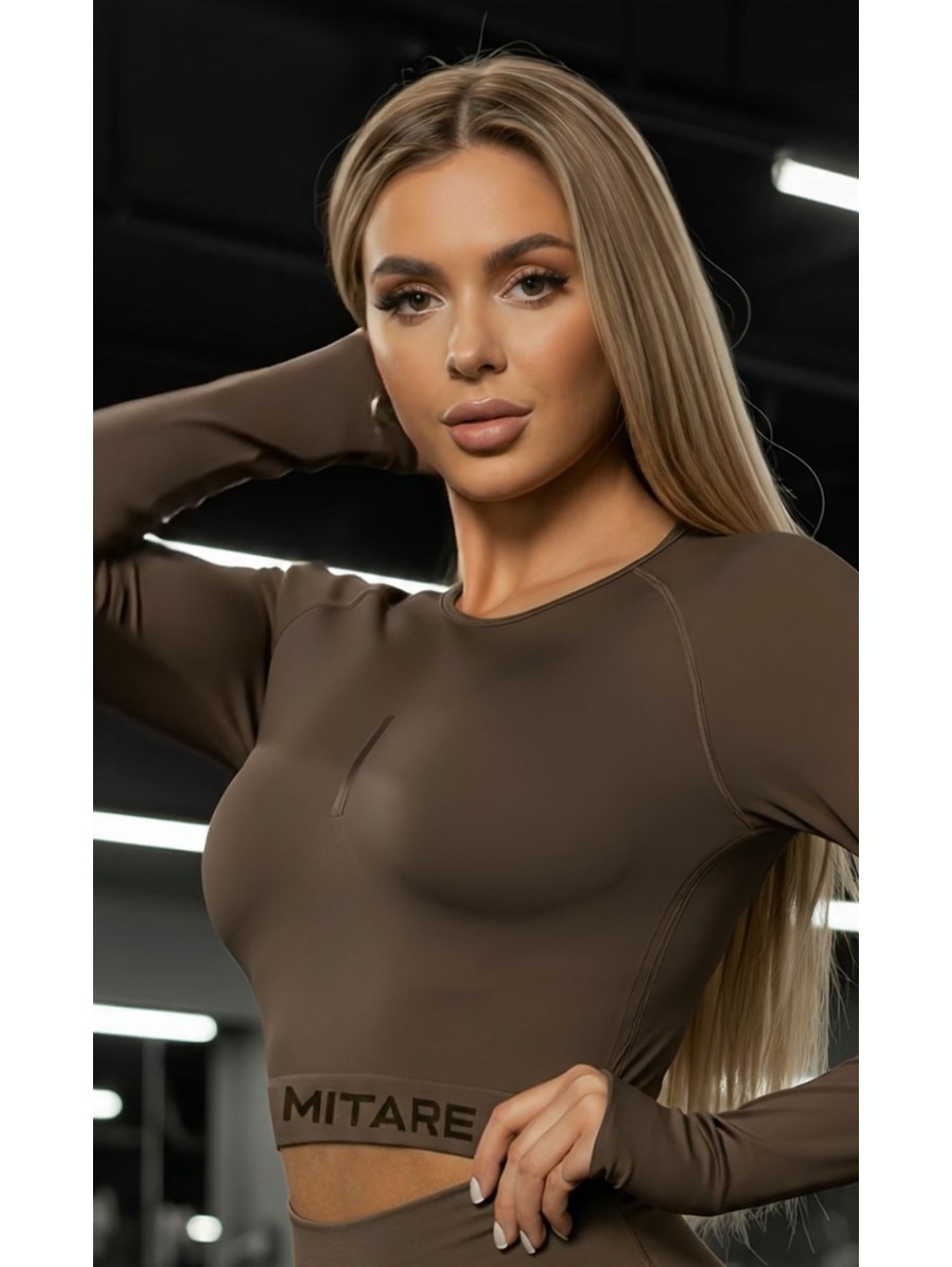 Crop top bezszwowy PUSH UP MAX K084...