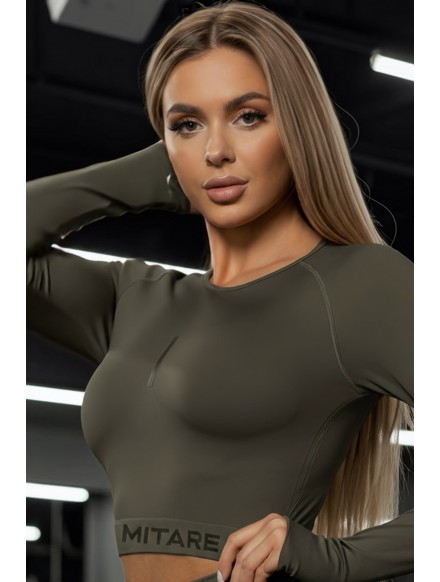 Crop top bezszwowy PUSH UP...