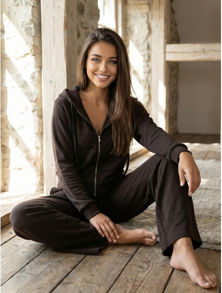 Womens chocolate tracksuit...