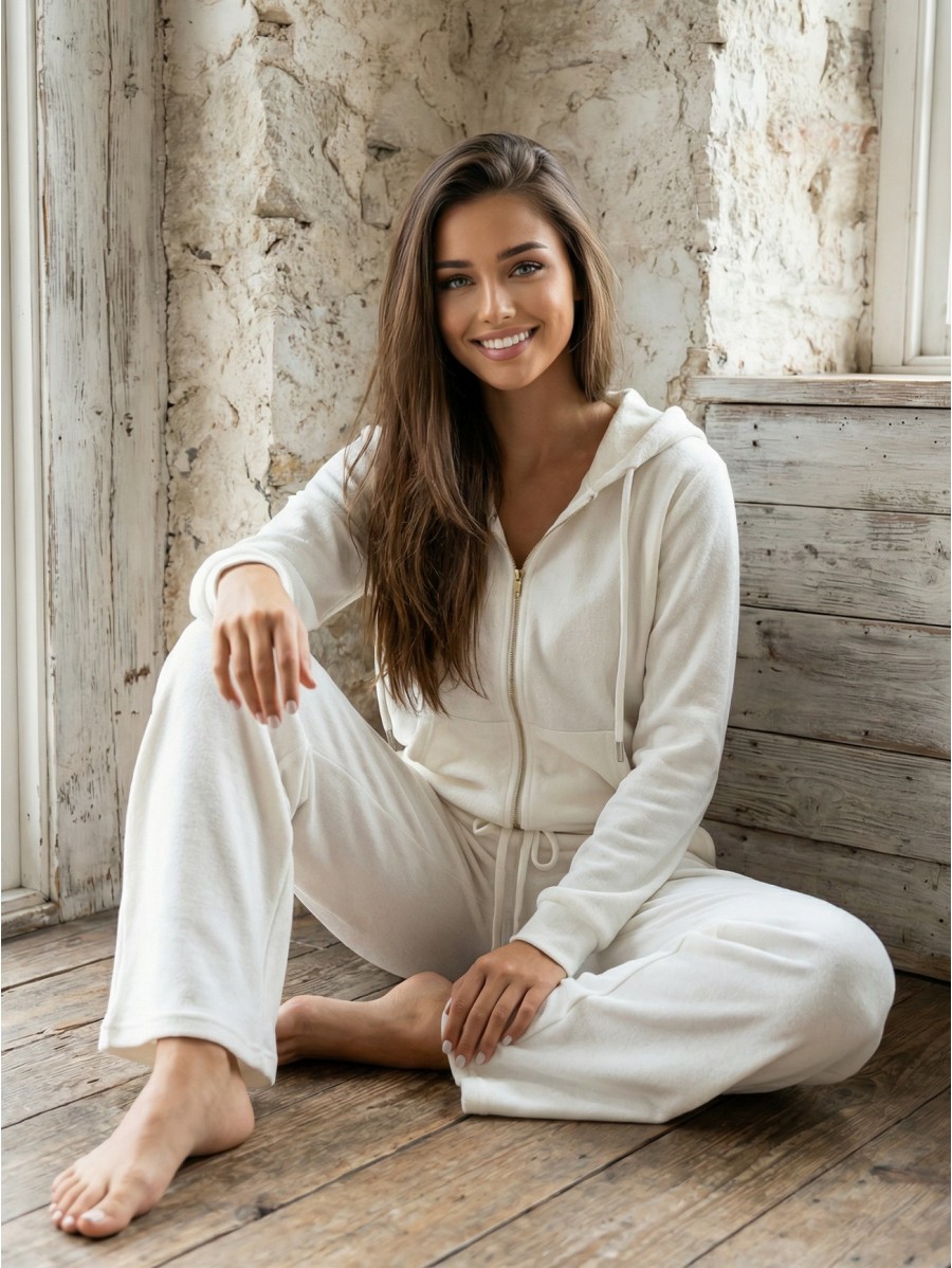 Chándal mujer ecru EVERYDAY COZY K152...