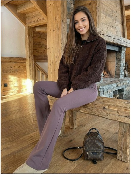 Pantalones de mujer mocca... 2