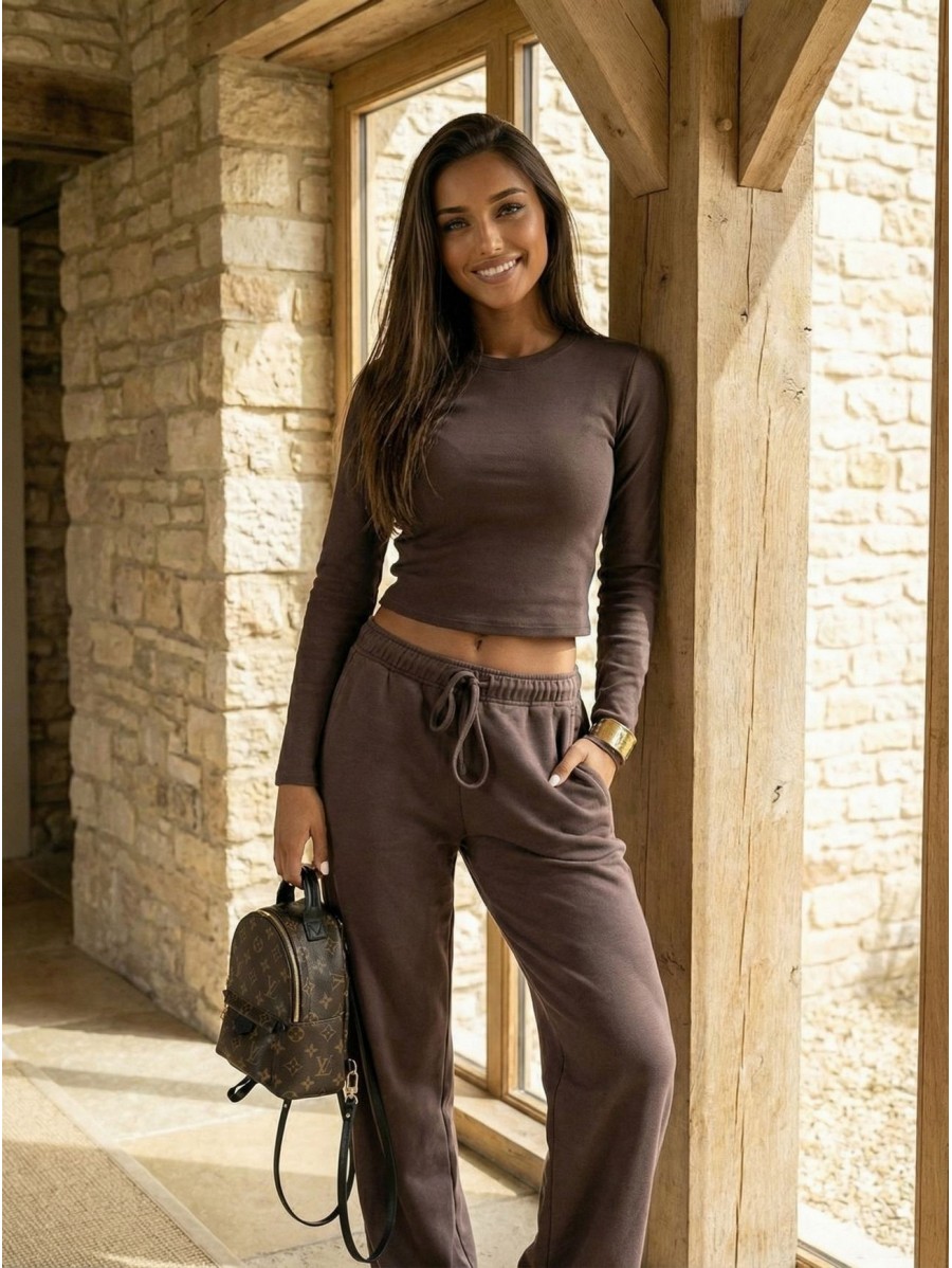 Damen Trainingsanzug Mokka PURE DAILY...