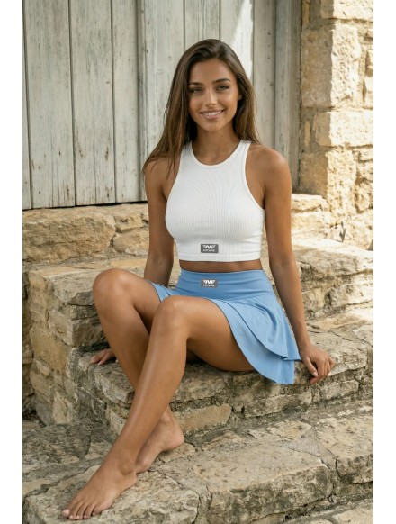 Falda-short azul claro CITY... 2