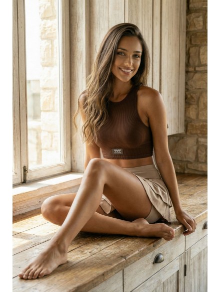 Falda-short latte CITY WAVE... 2