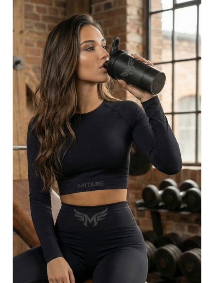 Crop top bezszwowy PUSH UP...