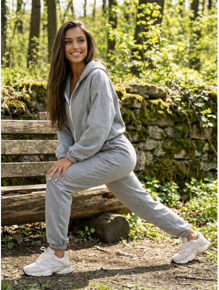 Ensemble femme gris BASIC...