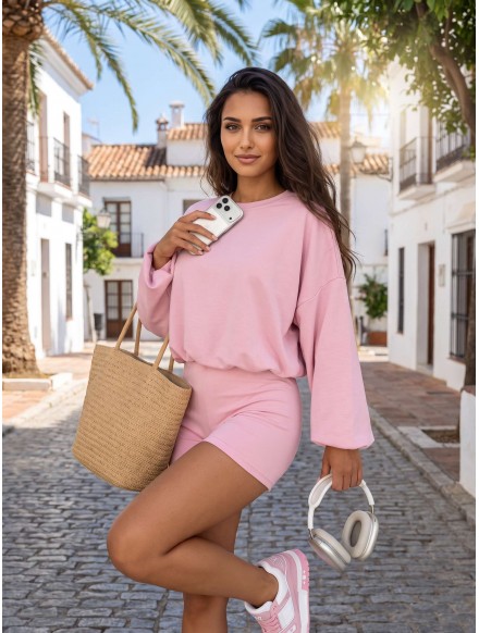Conjunto rosa pastel de...