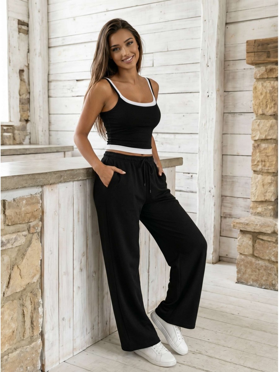 Chándal mujer negro DOUBLE VIBE K166...