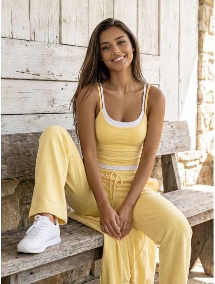Ensemble femme jaune DOUBLE...
