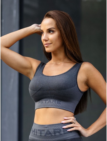 Sports bra AWAKE K018 dark grey MITARE