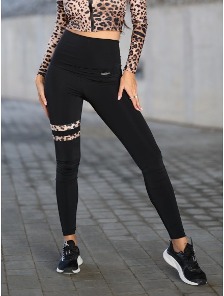 Leggings STRIPES K044 leopard MITARE