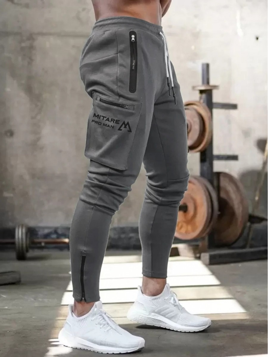 Joggers pants K102 dark gray MITARE PRO MAN Color Grey Size XXL