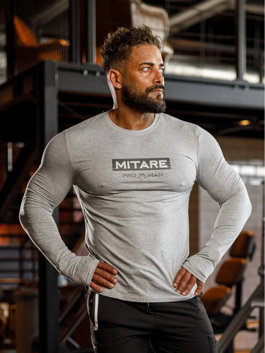 Long sleeve T-shirt K094 gray MITARE...