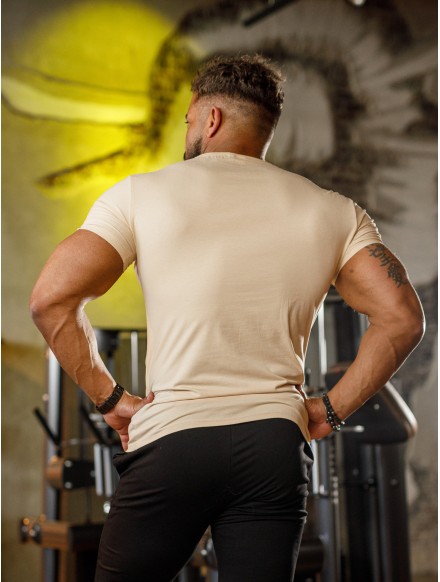 T-shirt K093 beżowy MITARE... 2