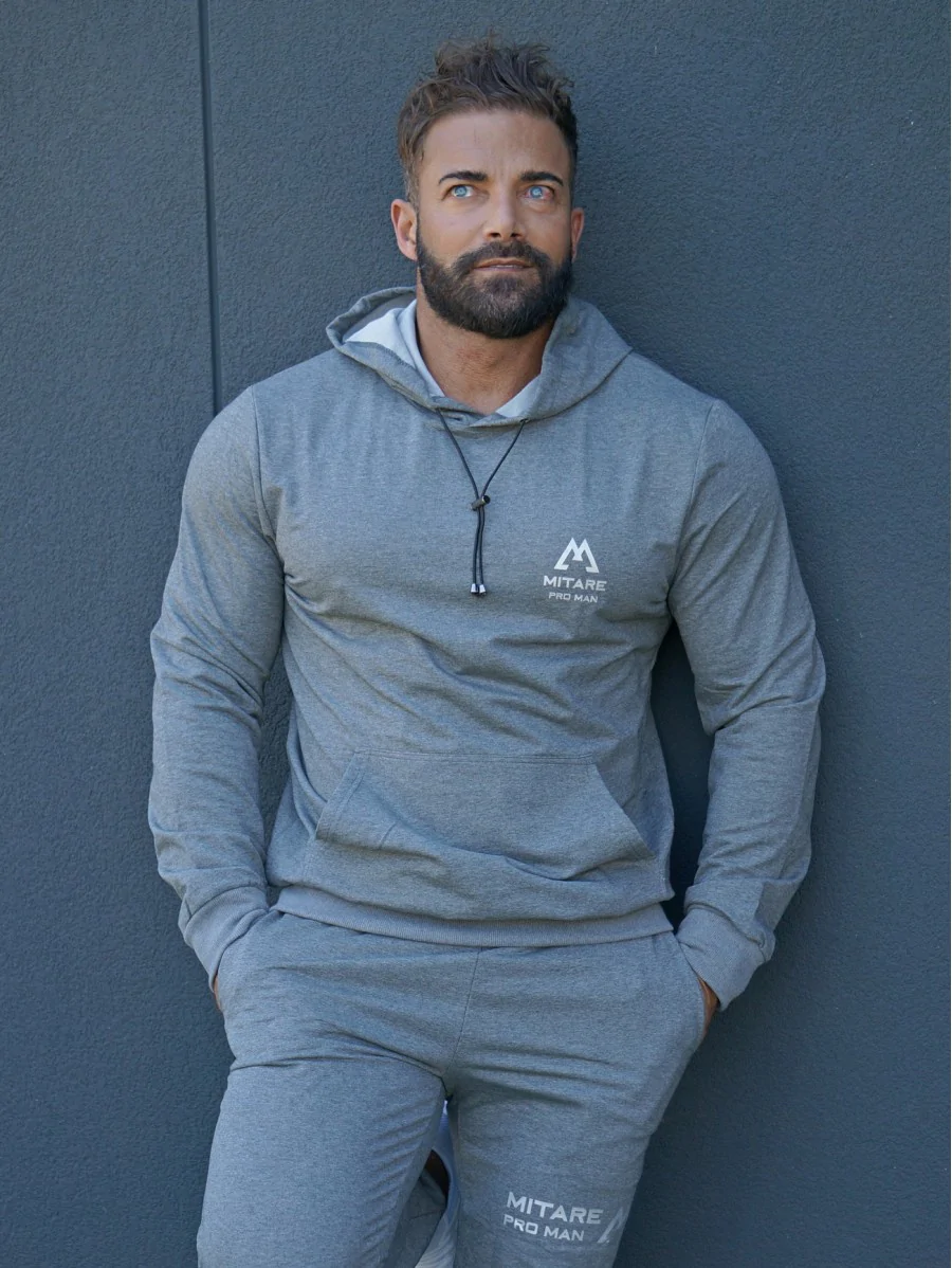 Hooded sweatshirt K088 dark gray...