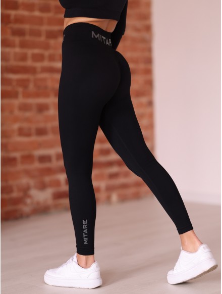 Leggings senza cuciture PUSH UP SUNNY K113 nero MITARE