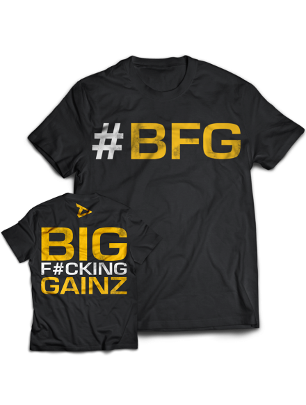 T-shirt BIG FUCKING GAINZ...
