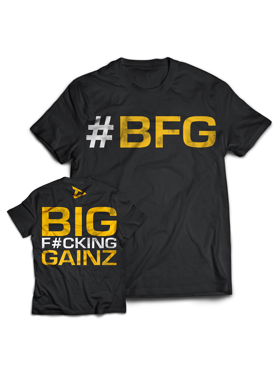 T-shirt BIG FUCKING GAINZ MODEL D019...