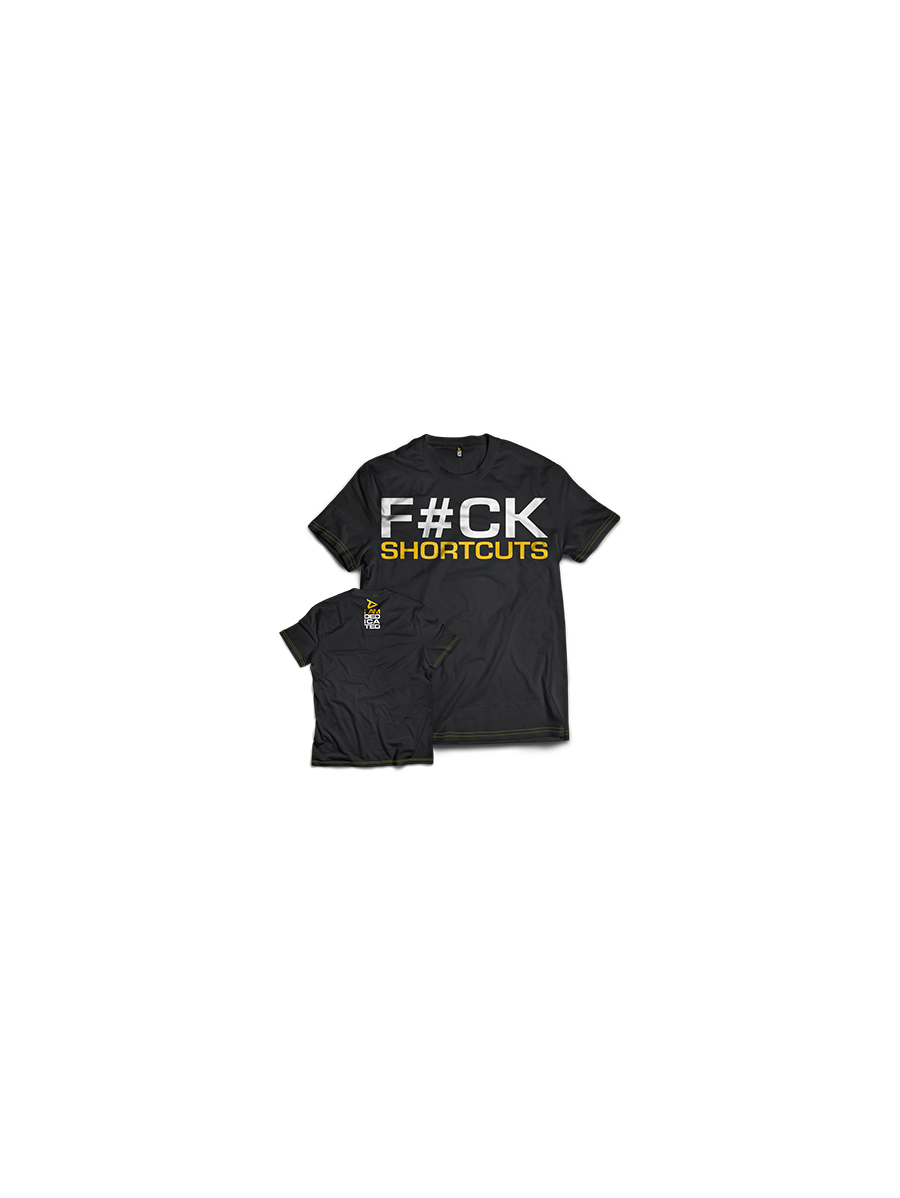 T-shirt FUCK SHORTCUTS MODEL D046...
