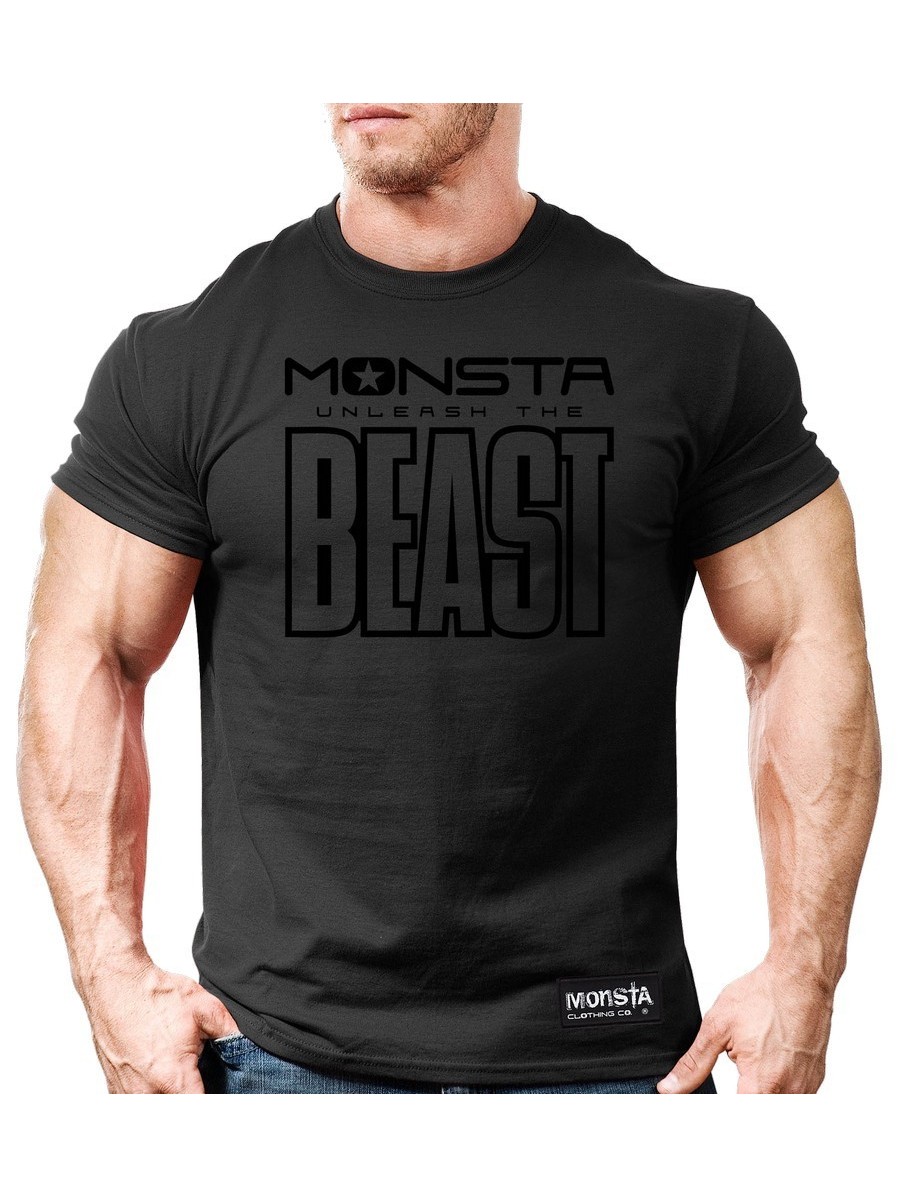 T-shirt męski M194 Black MONSTA