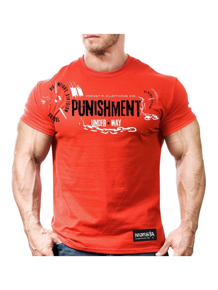 T-shirt Punishment Under Way M085 RED...