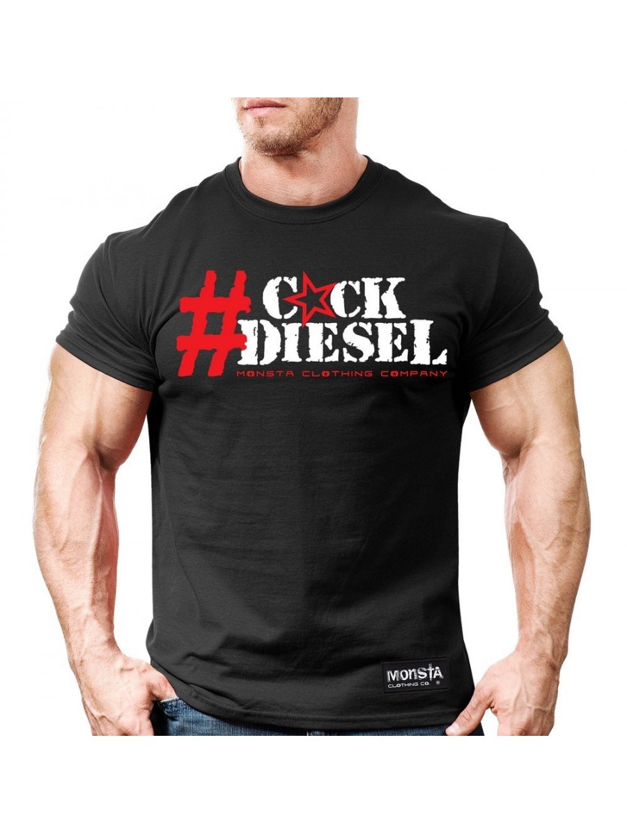 T-shirt CockDiesel M206 Black MONSTA